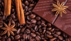 палочки корицы на зернах кофе
